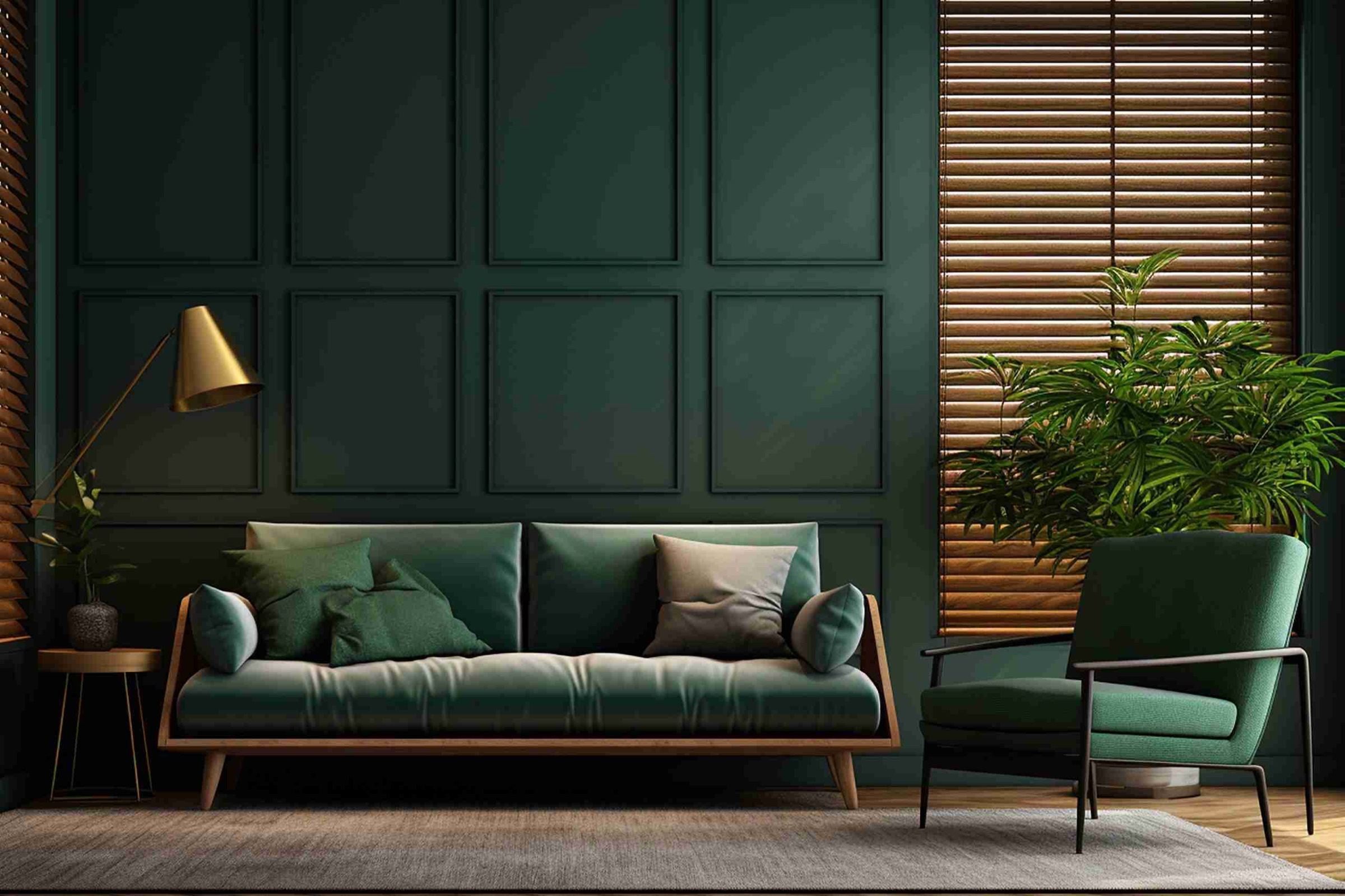 Modern living room designed and built by Purpose Design and Build, Chicago