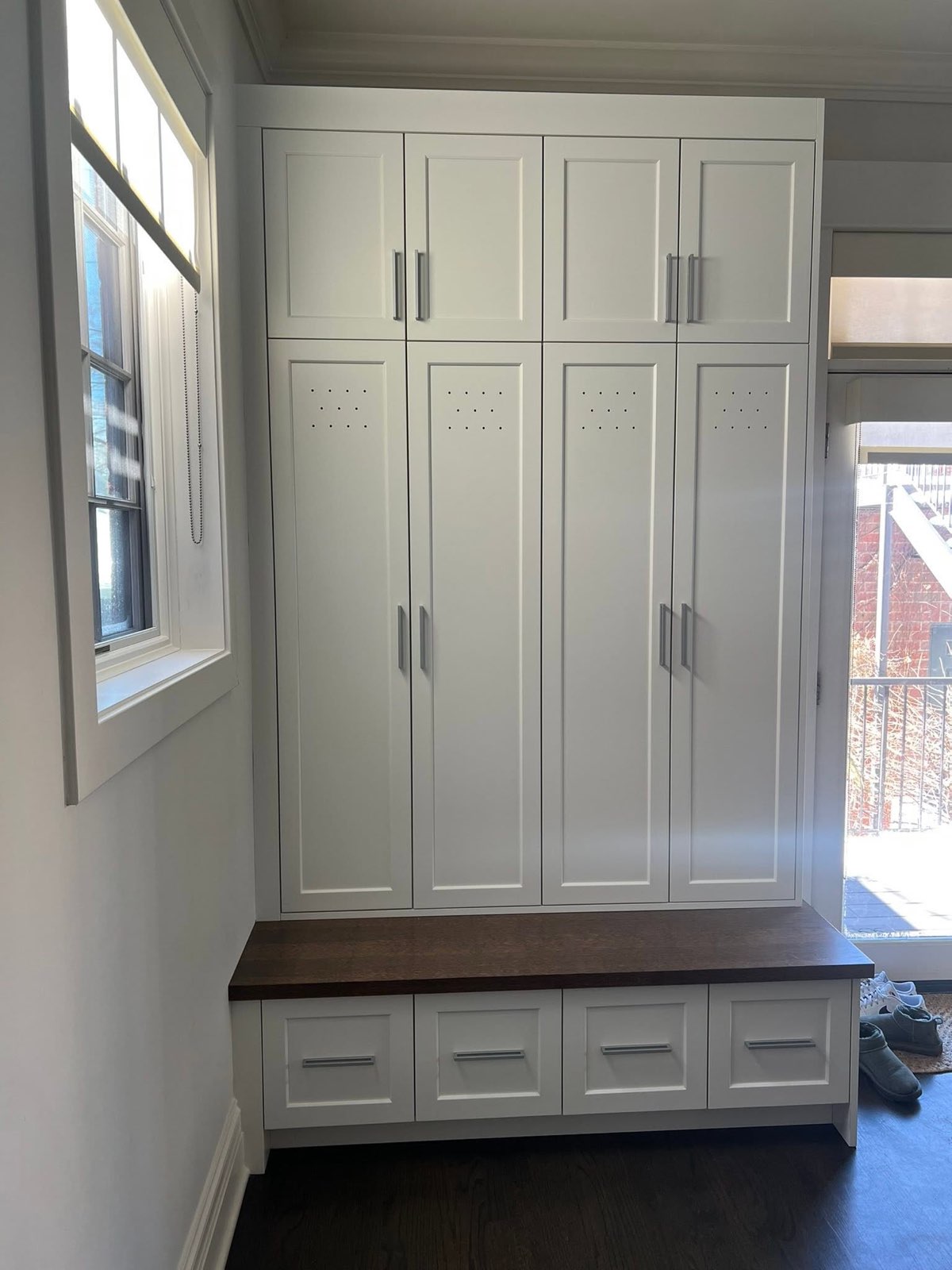 Mudroom Built-In by Purpose Design and Build, Chicago