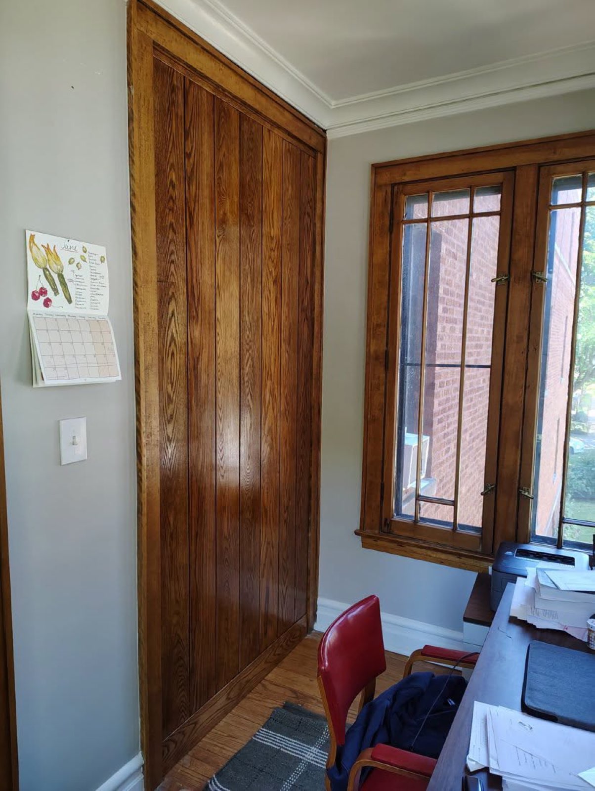 Paneled Built-In Wall by Purpose Design and Build, Chicago